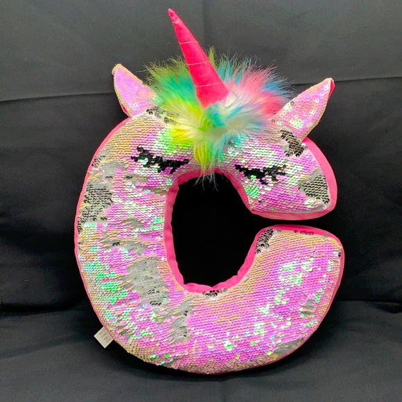justice unicorn letter pillow
